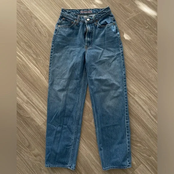 MOTHER SNACKS! Women’s High Waist Double Stack Ankle Denim Sz 24 EUC - Picture 4 of 11